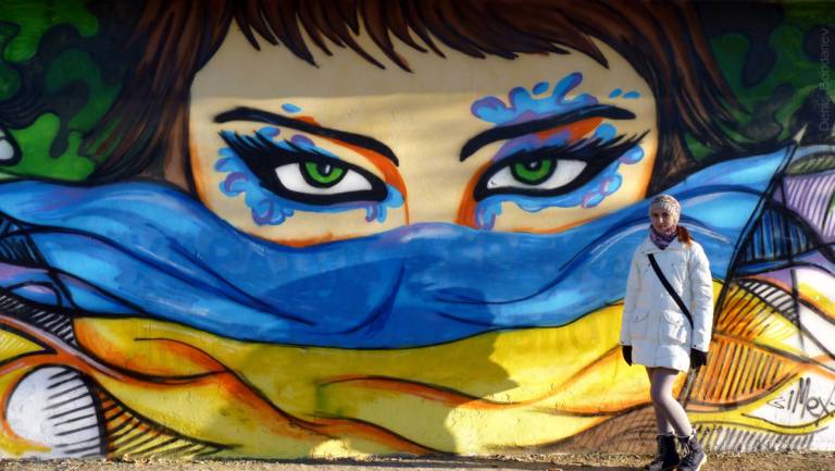 Street Art in der Ukraine, Aufnahme von 2014. Foto: flicke.de | Denis Bondariev